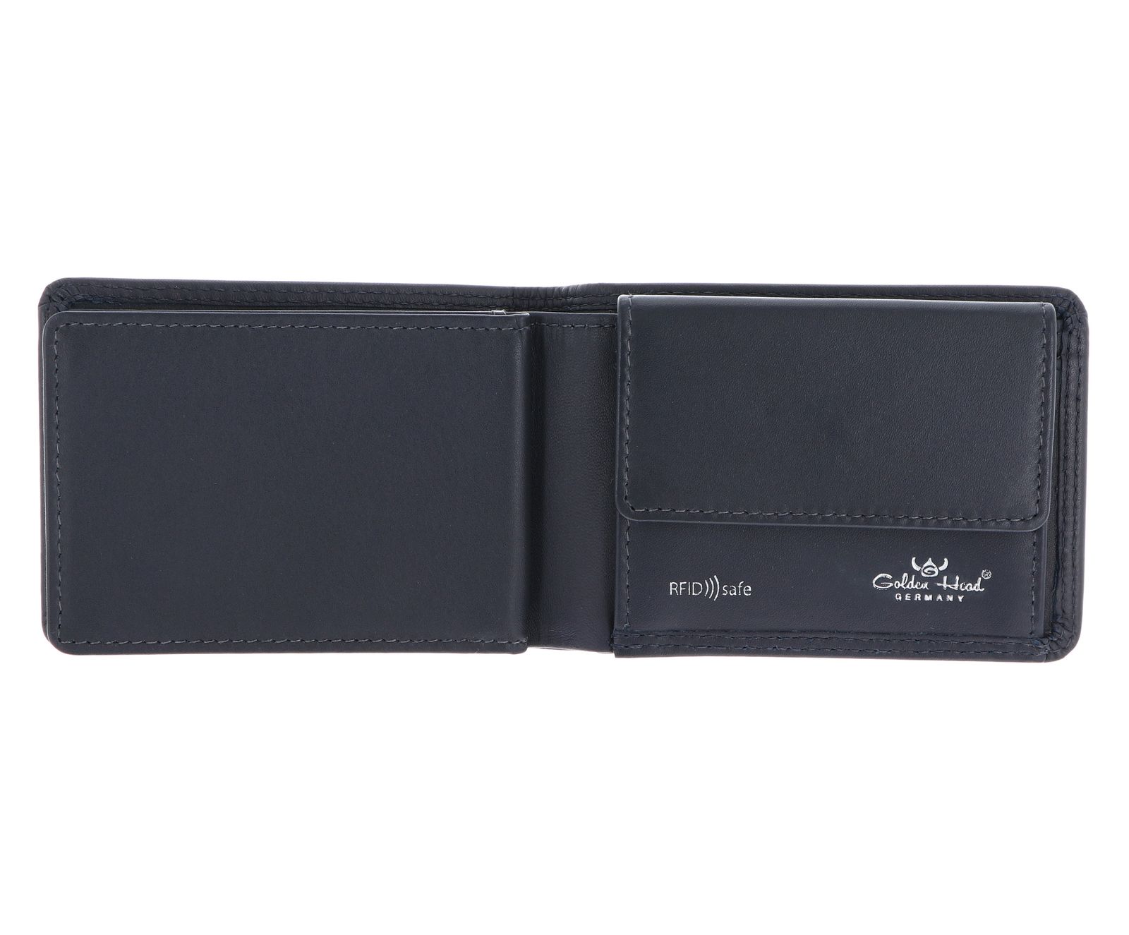 Golden Head Polo RFID Protect Minischeintasche 1040 Marineblau Golden Head Polo RFID Protect Minischeintasche 1040 Marineblau
