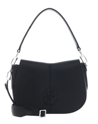 BOSS Anett Flap Shoulder Bag Black