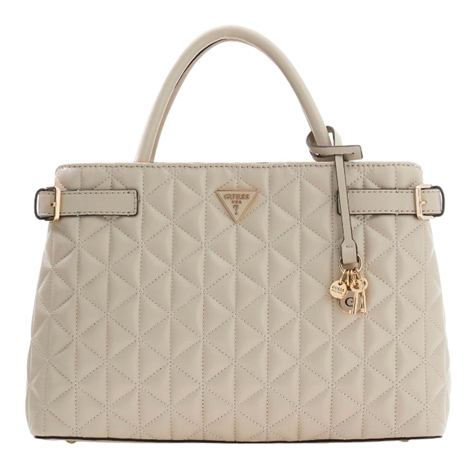 GUESS Paisleigh Girlfriend Satchel Light Taupe GUESS Paisleigh Girlfriend Satchel Light Taupe
