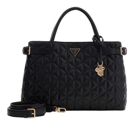 GUESS Paisleigh Girlfriend Satchel Black