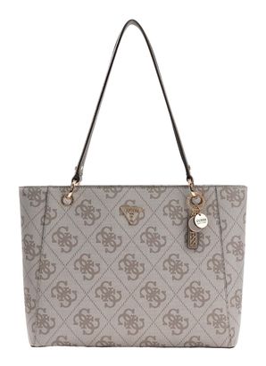 GUESS Noelle II Tote Bag Dark Taupe Logo