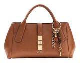 GUESS Brooke High Society Satchel Cognac