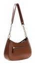 GUESS Carrie Top Zip Shoulder Bag Cognac GUESS Carrie Top Zip Shoulder Bag Cognac
