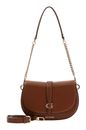 GUESS Carrie Flap Shoulder Bag Cognac