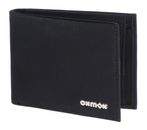 oxmox New Cryptan RFID Protect Pocketbörse Pure 2.0 Metal Square Black