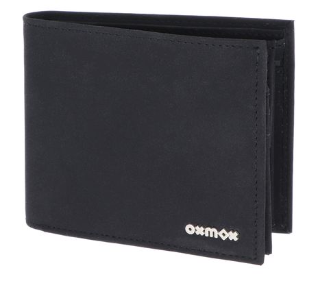 oxmox New Cryptan RFID Protect Querscheinbörse Pure 2.0 Metal Square Black