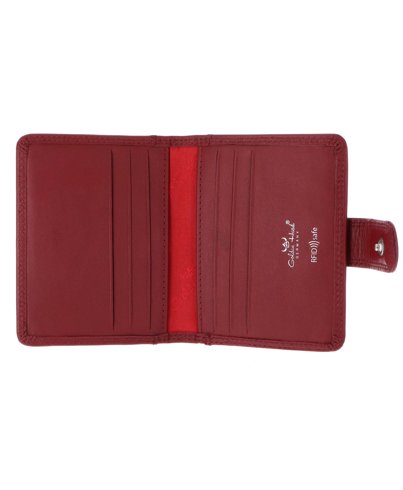 Golden Head Polo RFID Protect Kartenetui mit Riegel 4516 Rot Golden Head Polo RFID Protect Kartenetui mit Riegel 4516 Rot