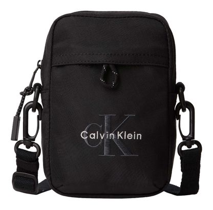 Calvin Klein Bold Logo Nylon Slim Reporter Black Calvin Klein Bold Logo Nylon Slim Reporter Black