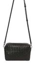 abro Leather Piuma Crossbody Bag Kaia Black / Nickel