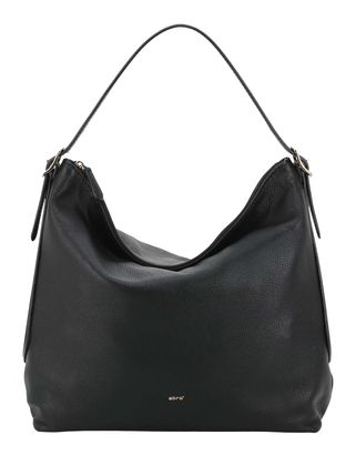 abro Leather Agave Hobo Bag Carina Black / Gold