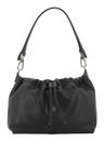 abro Leather Dalia Shoulder Bag Temi M Black / Gold