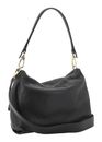 abro Leather Dalia Shoulder Bag Temi M Black / Gold
