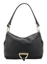abro Leather Dalia Shoulder Bag Temi M Black / Gold