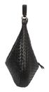 abro Leather Piuma Weaving Hobo Bag Nana S Black / Gold