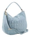 abro Leather Maxi Cocco Hobo Bag Mia Sapphire