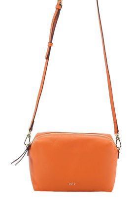 abro Leather Agave Crossbody Bag Kaia Orange