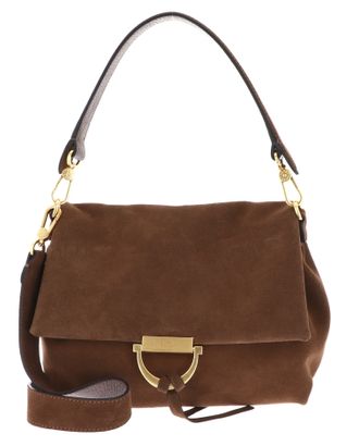 abro Leather Suede Shoulder Bag Temi M Wood