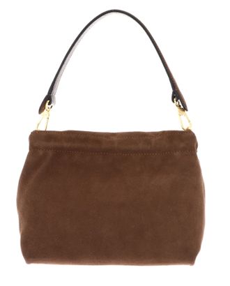 イタリア製　90~00s abro suède hand bag y2k abro-Leather-Suede-Shoulder-