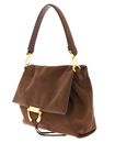 abro Leather Suede Shoulder Bag Temi M Wood