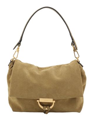 abro Leather Suede Shoulder Bag Temi M Mud