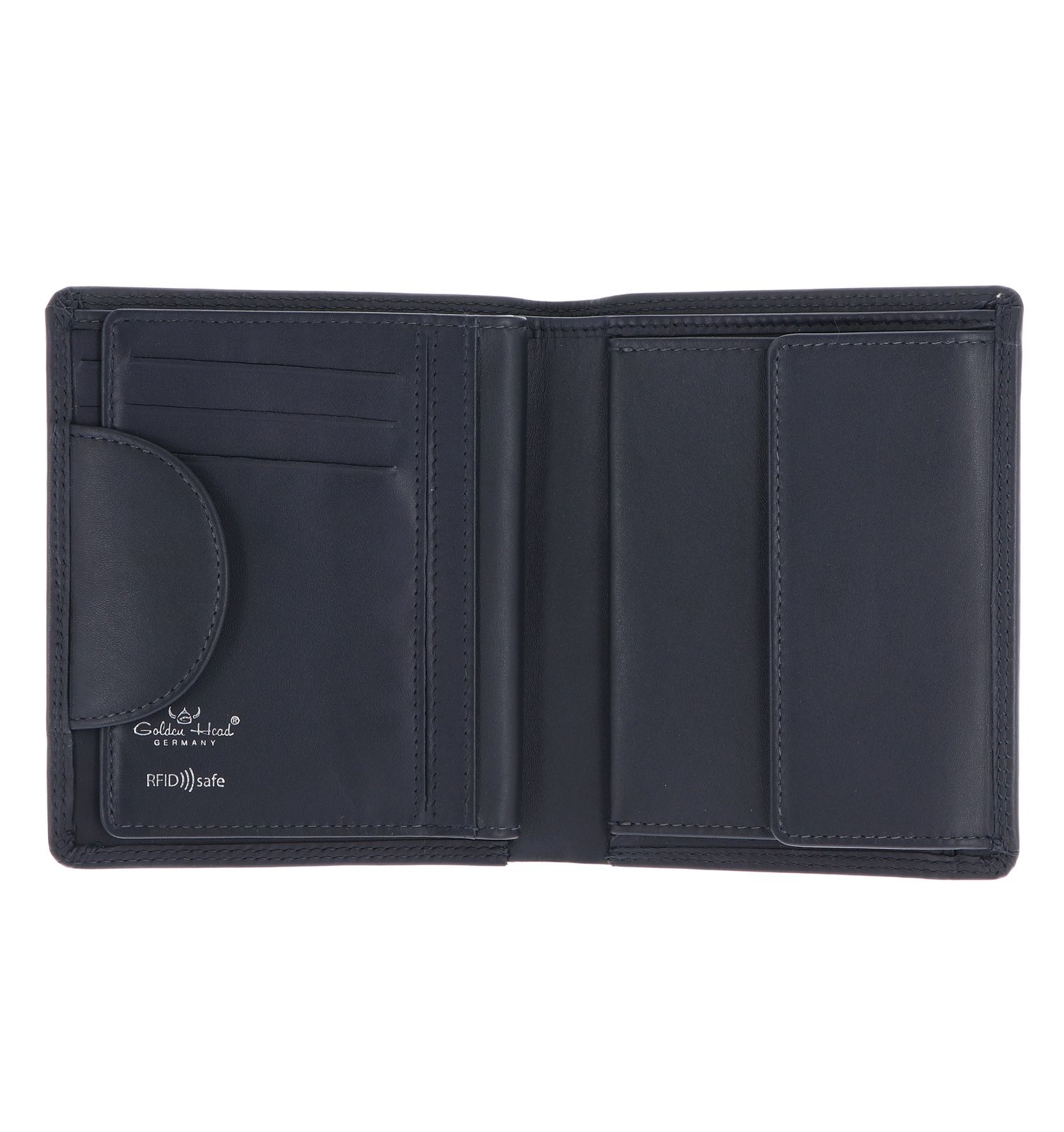 Golden Head Polo RFID Protect Kombischeintasche 1249 Marineblau Golden Head Polo RFID Protect Kombischeintasche 1249 Marineblau