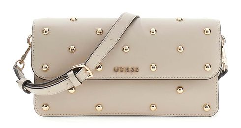 GUESS Sadie Flap Shoulder Bag Light Taupe