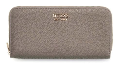 GUESS Brenton SLG Zip Around Wallet L Dark Taupe