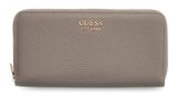 GUESS Brenton SLG Zip Around Wallet L Dark Taupe