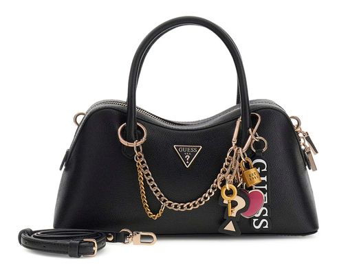 GUESS Davina Satchel Black GUESS Davina Satchel Black