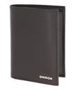 oxmox Leather RFID Protect Kombibörse Pure 2.0 Metal Square Brown