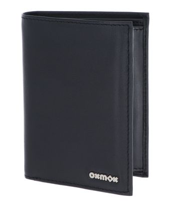 oxmox Leather RFID Protect Kombibörse Pure 2.0 Metal Square Black