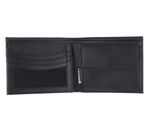 oxmox Leather RFID Protect Querscheinbörse Pure 2.0 Metal Square Black