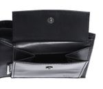 oxmox Leather RFID Protect Querscheinbörse Pure 2.0 Metal Square Black