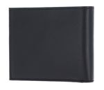 oxmox Leather RFID Protect Querscheinbörse Pure 2.0 Metal Square Black