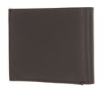 oxmox Leather RFID Protect Pocketbörse Pure 2.0 Metal Square Brown