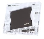 oxmox Leather RFID Protect Pocketbörse Pure 2.0 Metal Square Brown