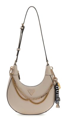 GUESS Davina Shoulder Bag Light Taupe
