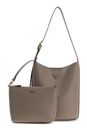 GUESS Meridian II Bucket Bag Dark Taupe
