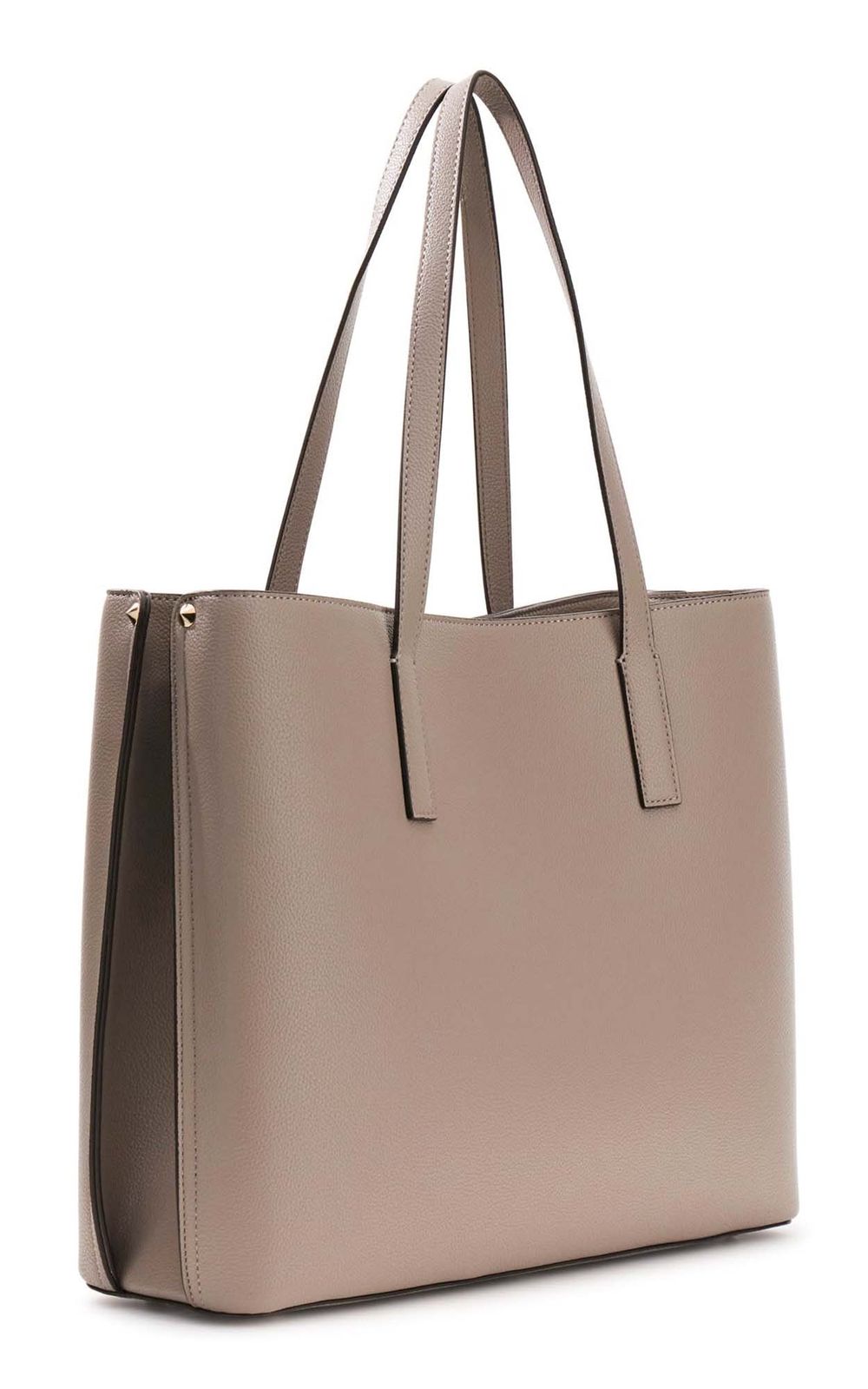 GUESS Meridian II Girlfriend Tote Dark Taupe GUESS Meridian II Girlfriend Tote Dark Taupe