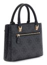 GUESS Noelle II Multi Compartment Satchel S Coal Logo GUESS Noelle II Multi Compartment Satchel S Coal Logo