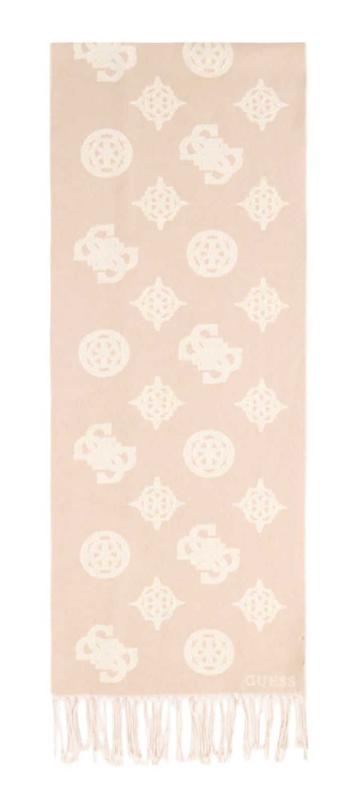 GUESS Cresidia II Scarf 35X180 Dark Taupe Logo