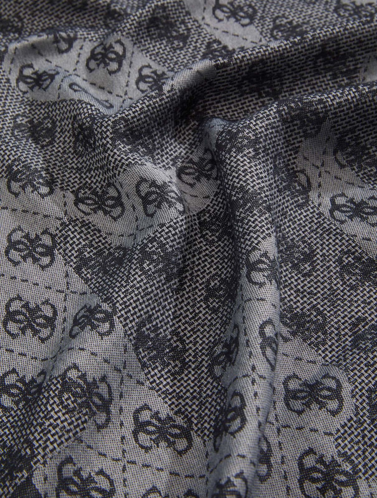GUESS Erica Scarf 70X180 Coal Logo GUESS Erica Scarf 70X180 Coal Logo