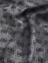 GUESS Erica Scarf 70X180 Coal Logo GUESS Erica Scarf 70X180 Coal Logo