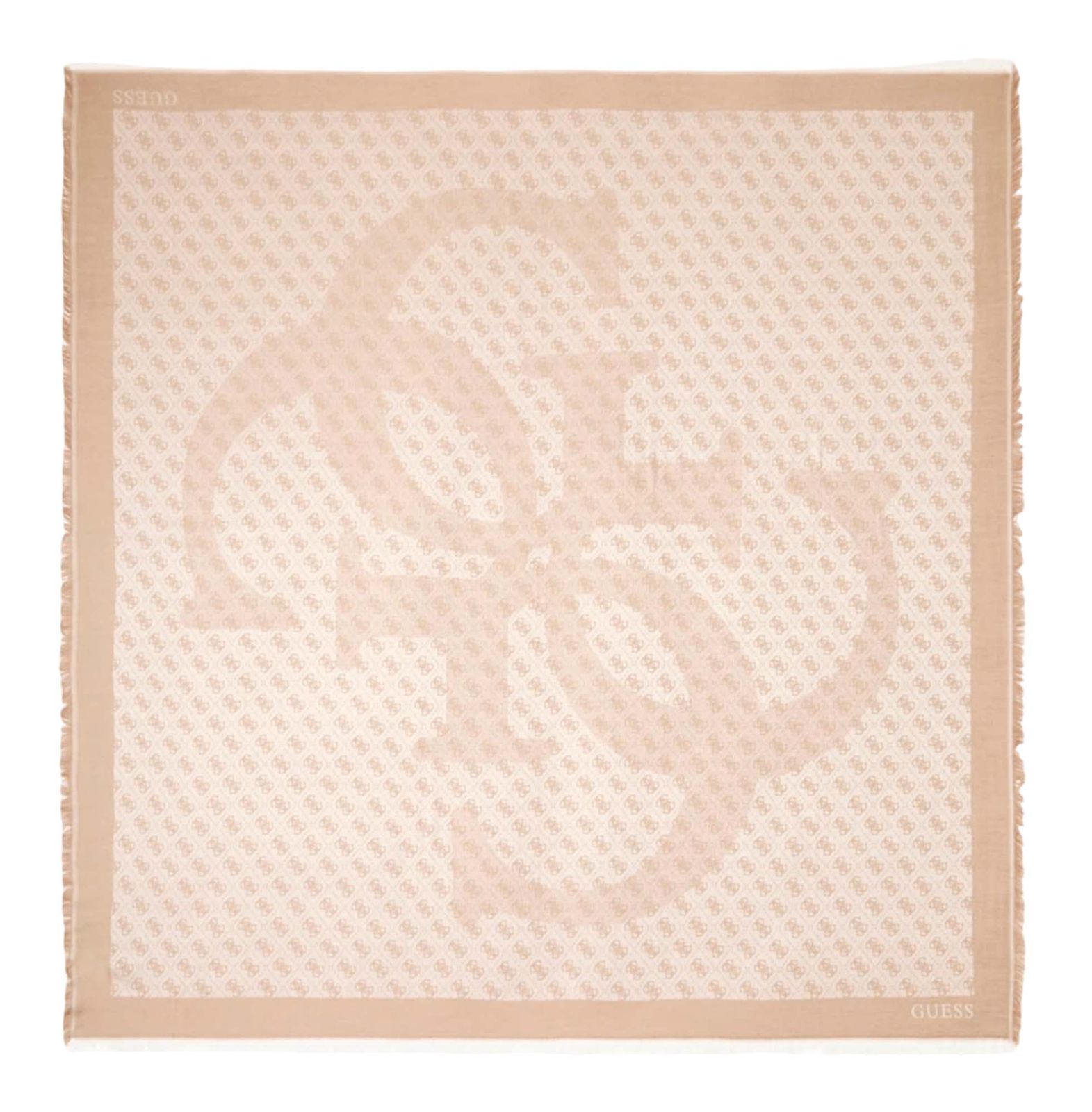 GUESS Eco Erica Kefiah 120x120 Latte Logo