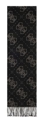 GUESS Noelle II Scarf 60X180 Coal Logo GUESS Noelle II Scarf 60X180 Coal Logo