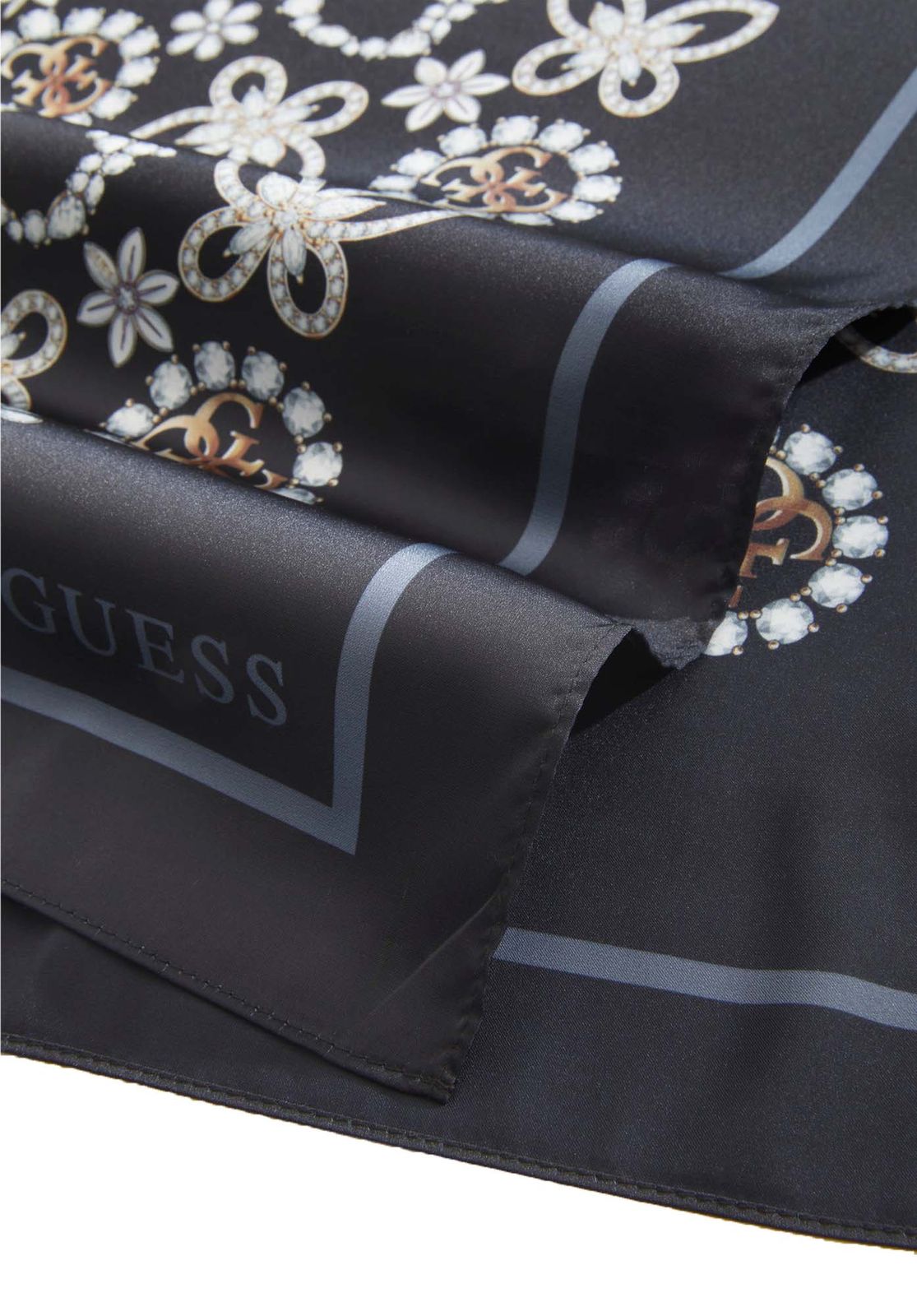 GUESS Foulard 90X90 Black GUESS Foulard 90X90 Black