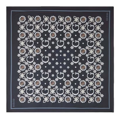 GUESS Foulard 90X90 Black GUESS Foulard 90X90 Black