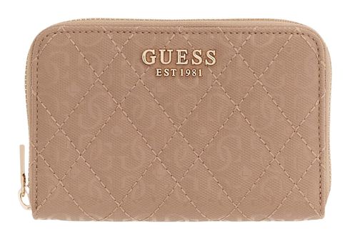 GUESS Isemay SLG Medium Zip Wallet M Pale Mocha