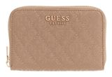 GUESS Isemay SLG Medium Zip Wallet M Pale Mocha GUESS Isemay SLG Medium Zip Wallet M Pale Mocha