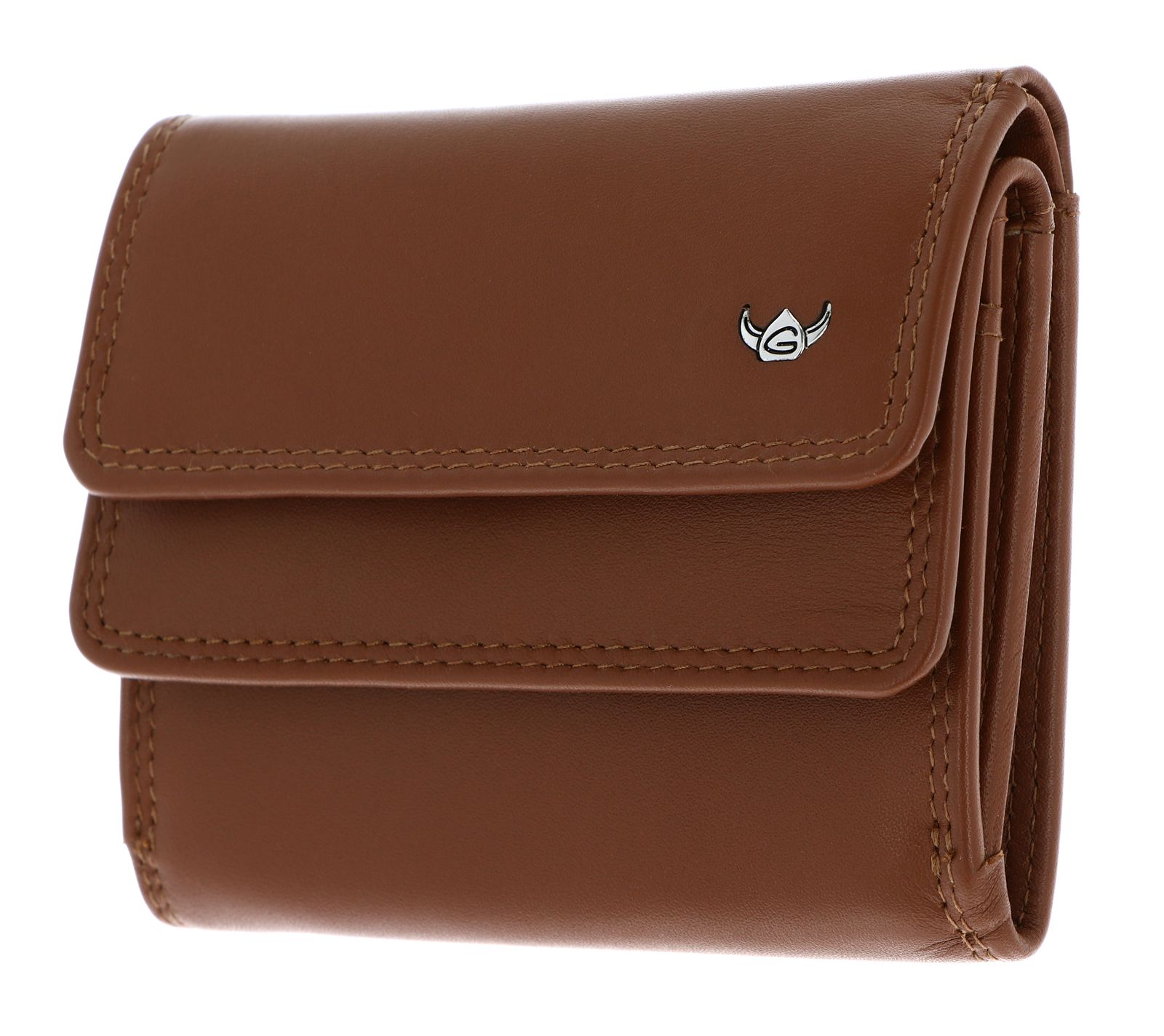 Golden Head Polo RFID Protect Überschlagbörse 1176 Cognac